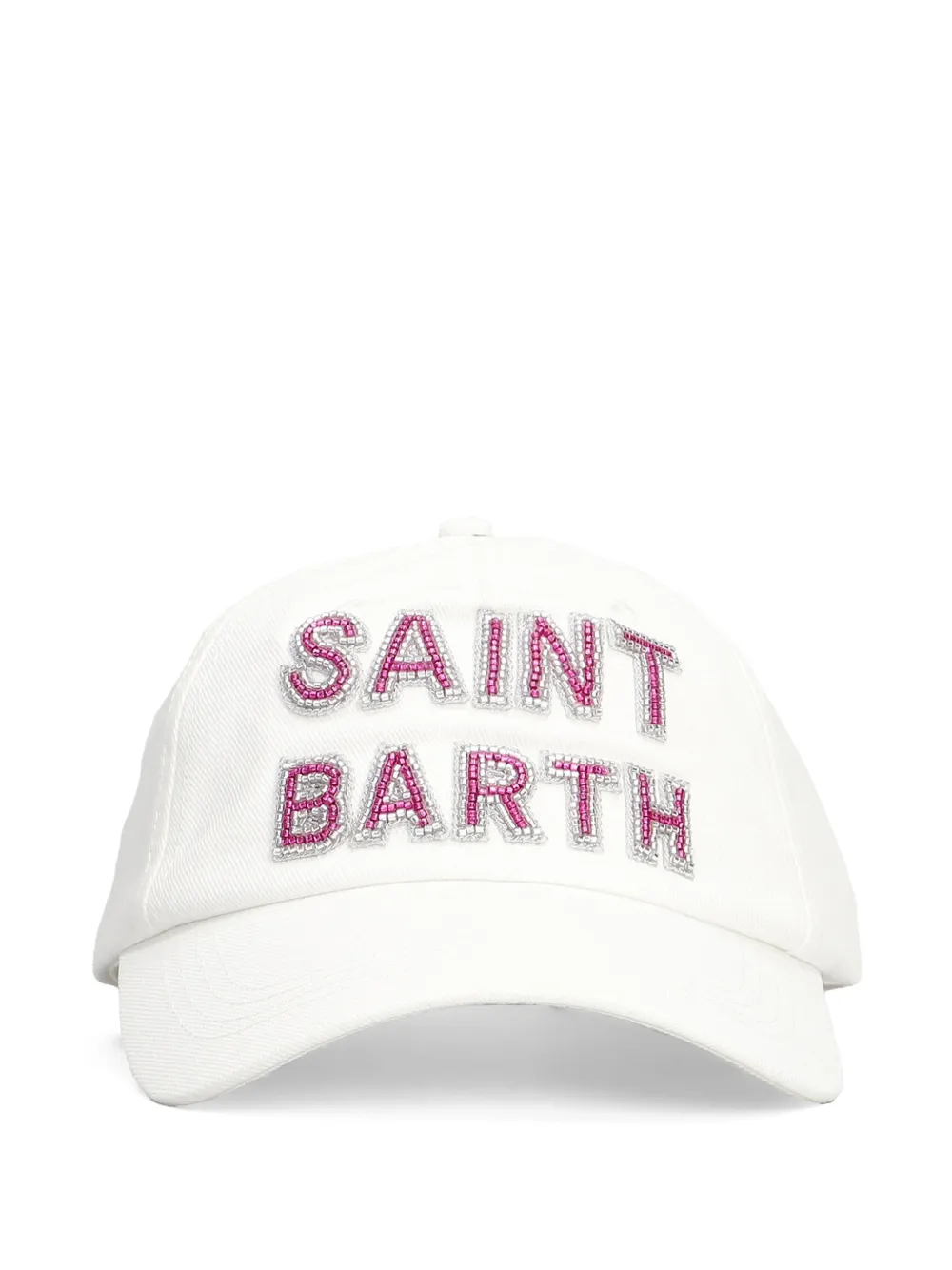 MC2 Saint Barth crystal-embellished baseball cap in White