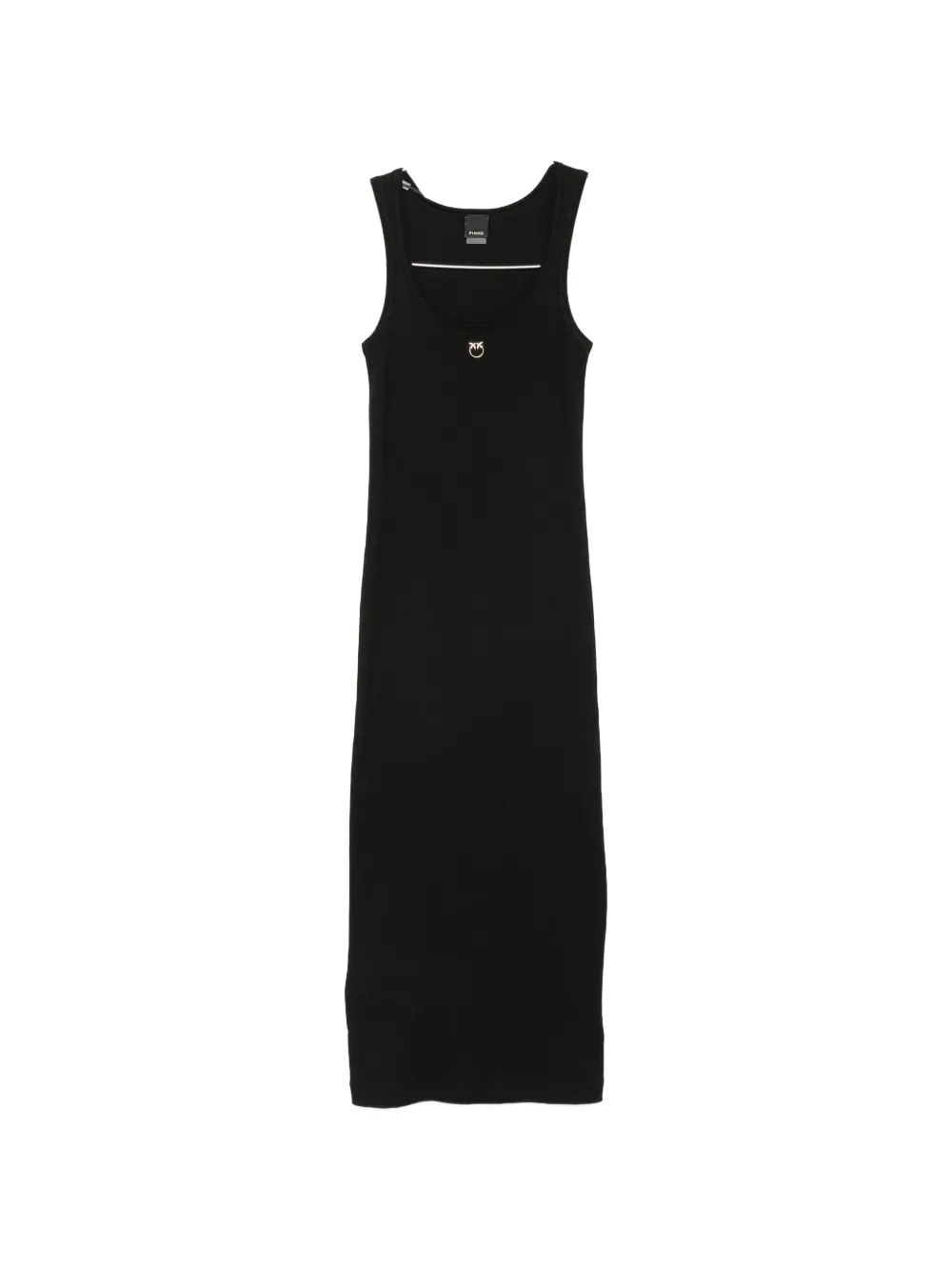 PINKO ribbed midi dress - Schwarz