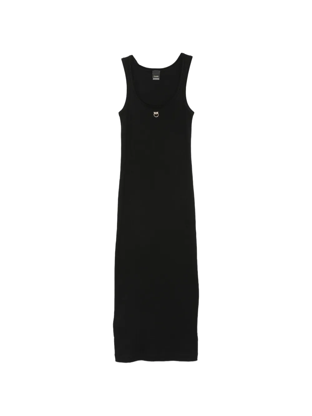 PINKO ribbed midi dress - Schwarz