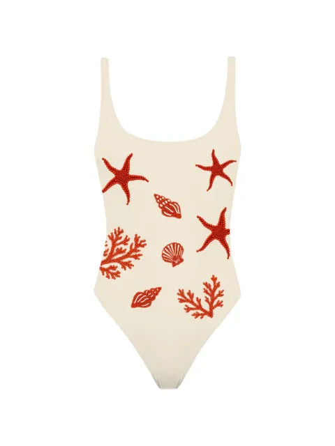 MC2 Saint Barth bead-embellished swimsuit
