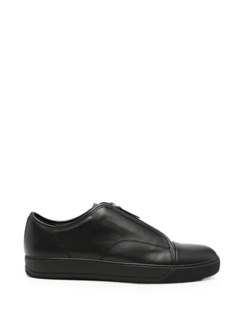 Lanvin zapatillas de piel con cremallera