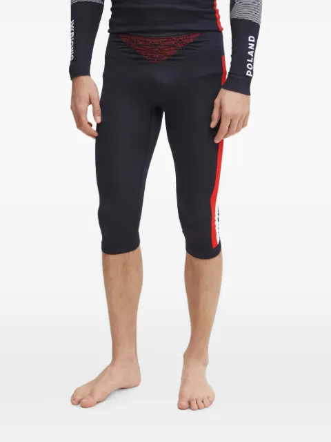 X BIONIC logo-waistband panelled ski pants