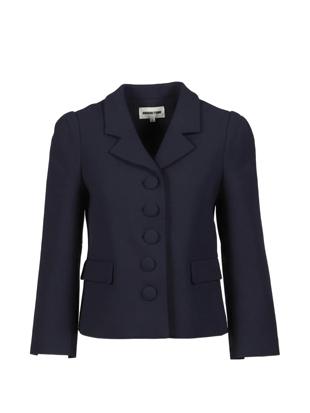 SHUSHU/TONG single-breasted notched-lapel jacket
