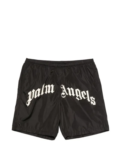 Palm Angels logo-print swim shorts