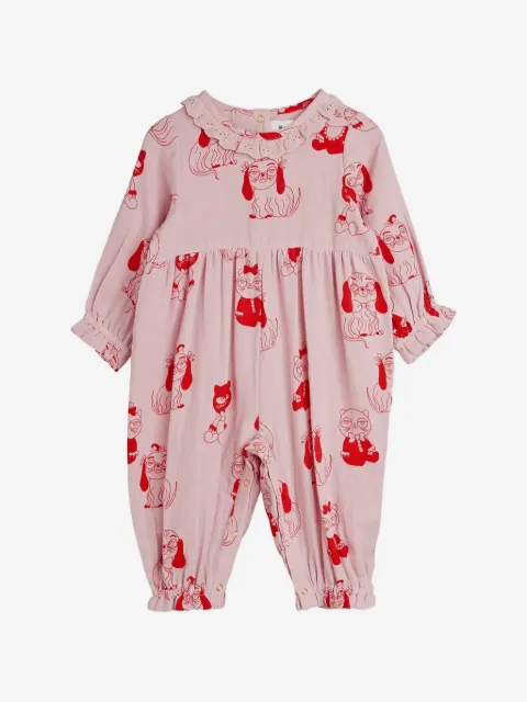 Mini Rodini graphic-print romper