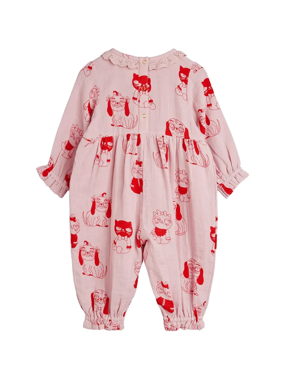 Mini Rodini Romper met print Roze
