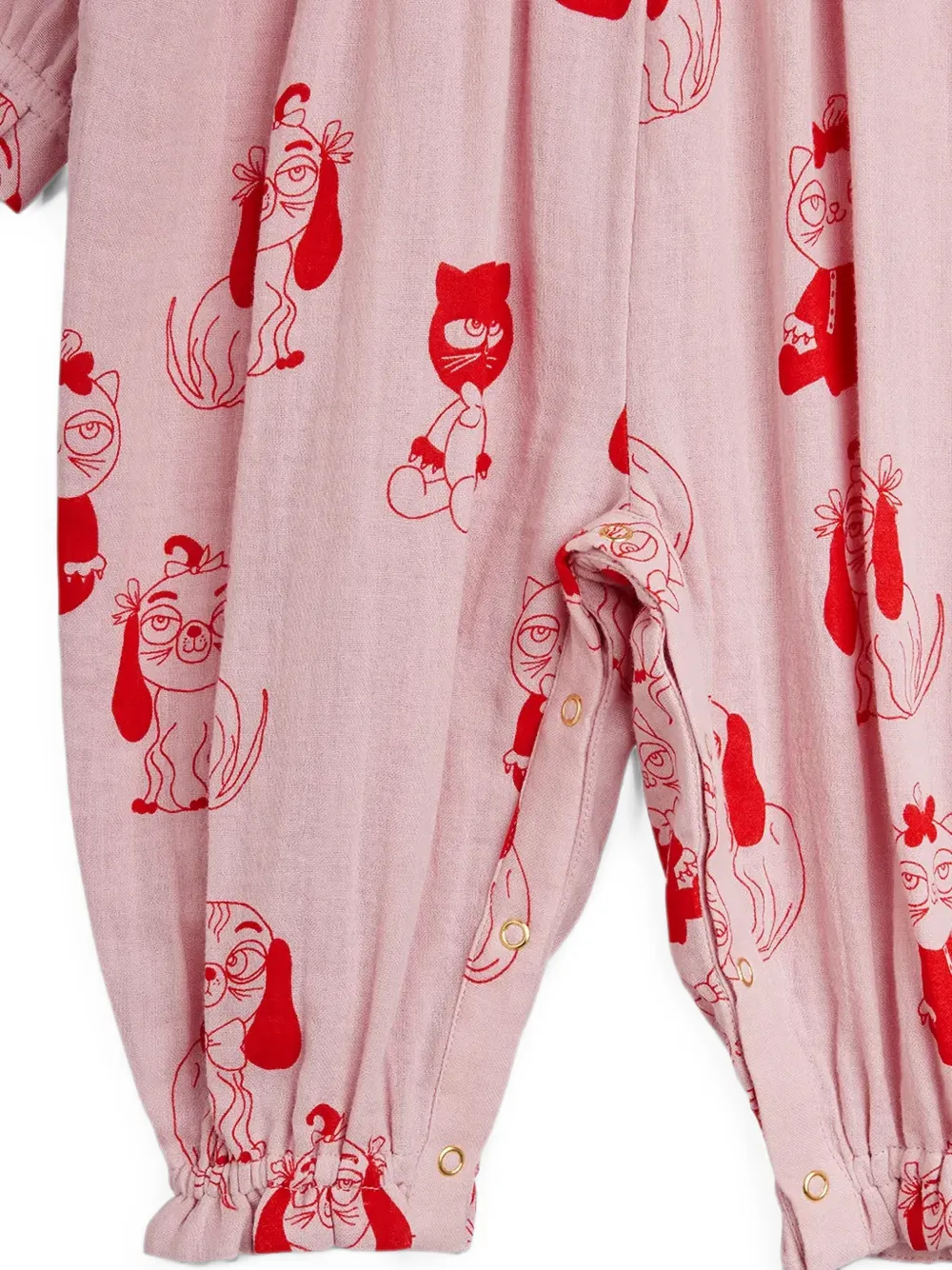 Mini Rodini Romper met print Roze