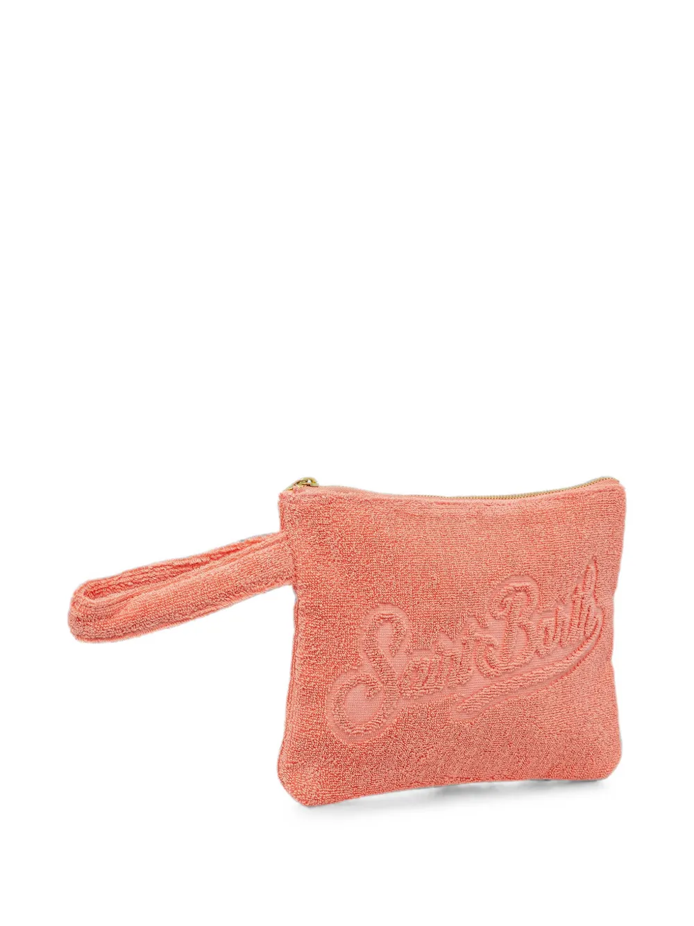 MC2 Saint Barth Pareasy pochette met jacquard Saint Barth logo Oranje