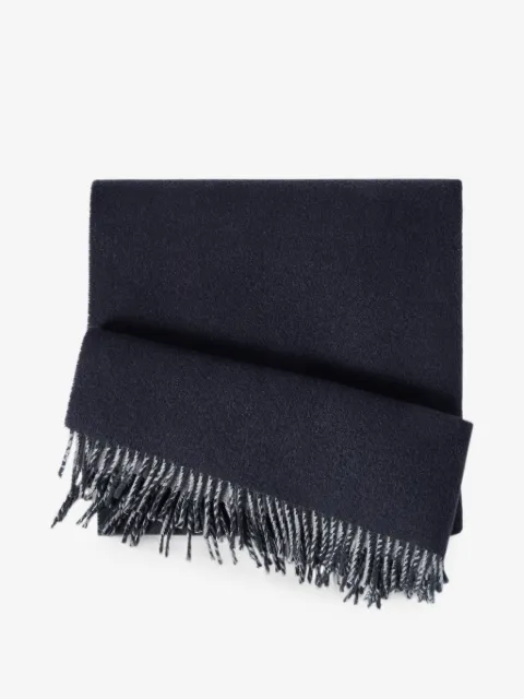 Brunello Cucinelli wool and cashmere knit scarf