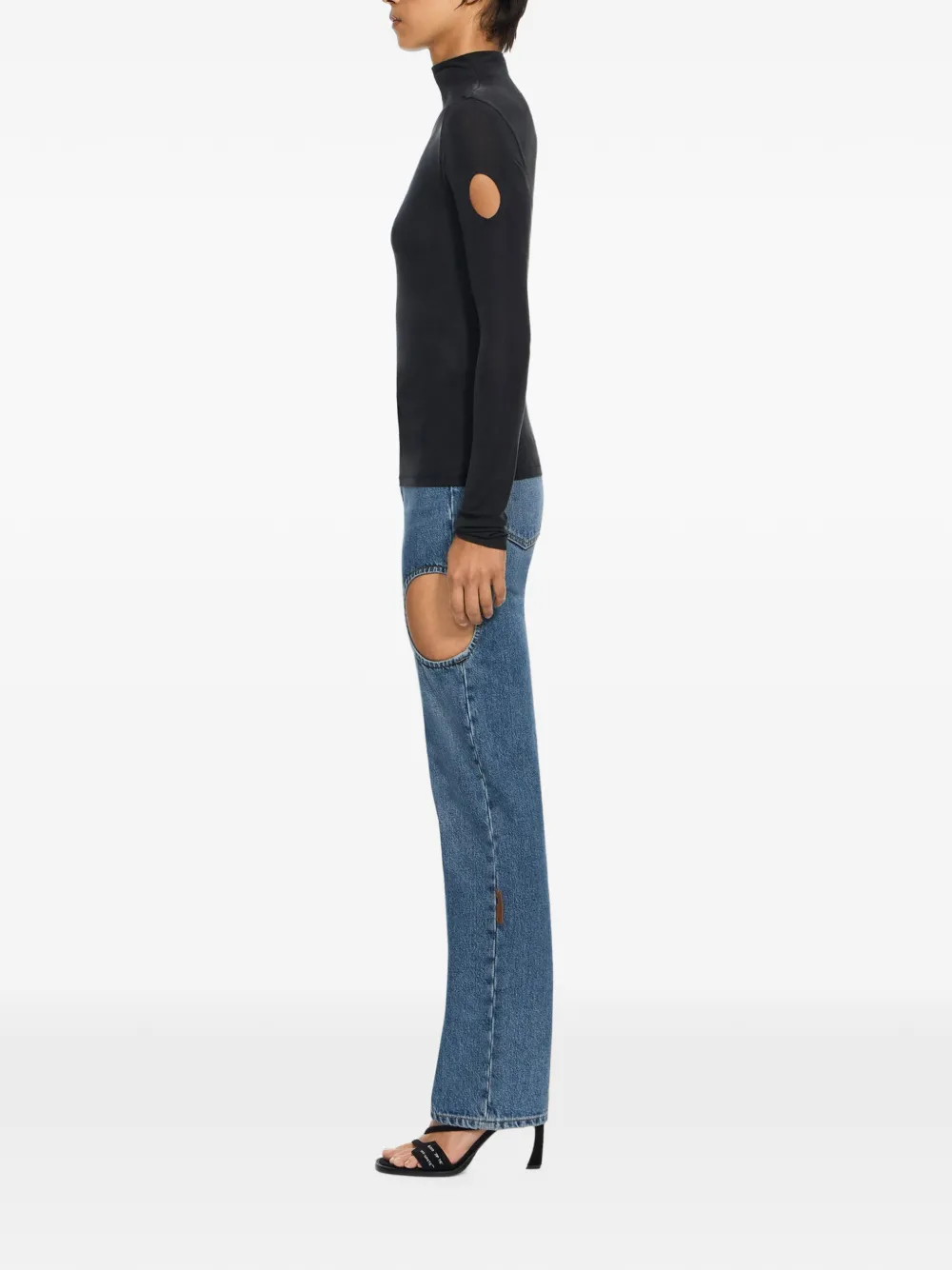 Off-White Meteor denim broek Blauw