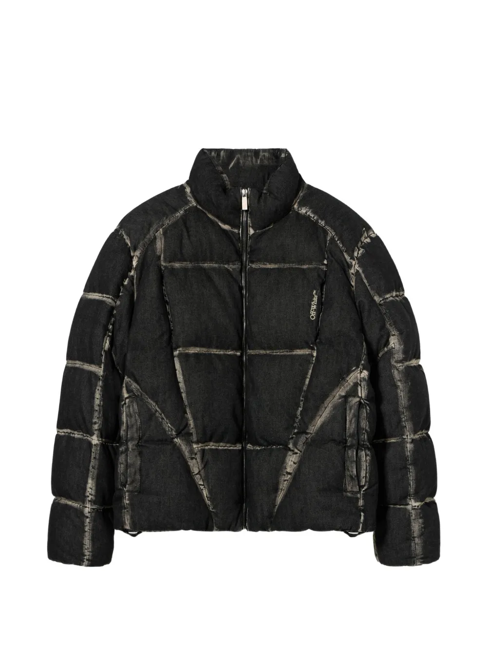 Off-White Bookish Racing donsjack Zwart