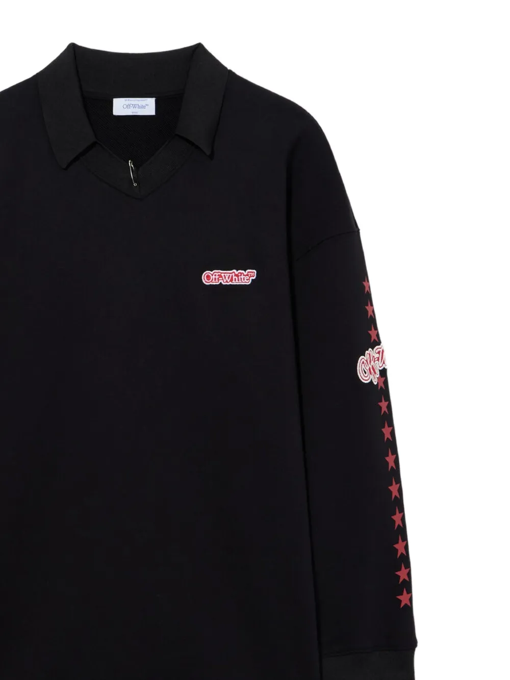 Off-White Star mini-polojurk Zwart