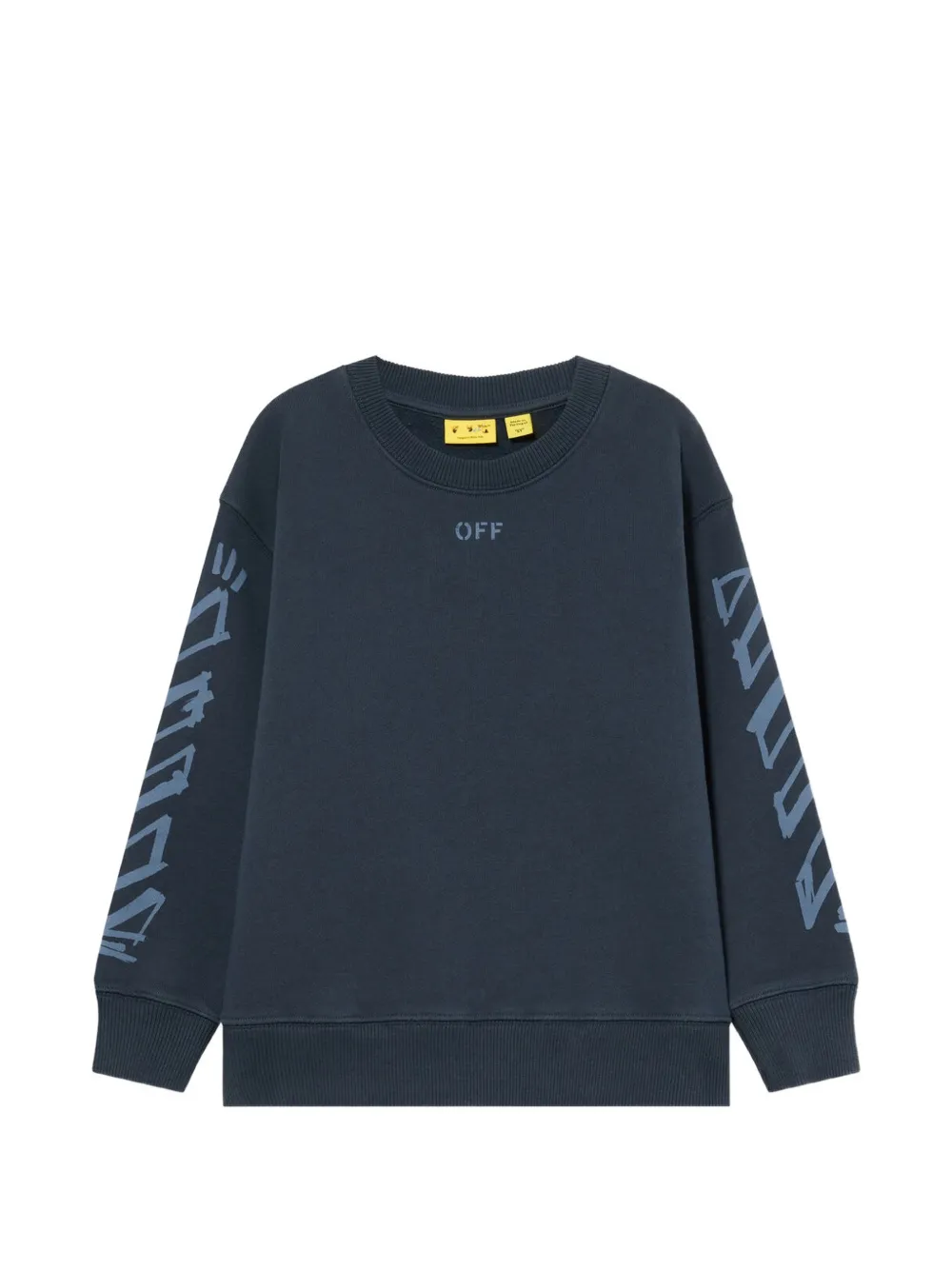 Off-White Kids Diag Marker sweatshirt - Blu