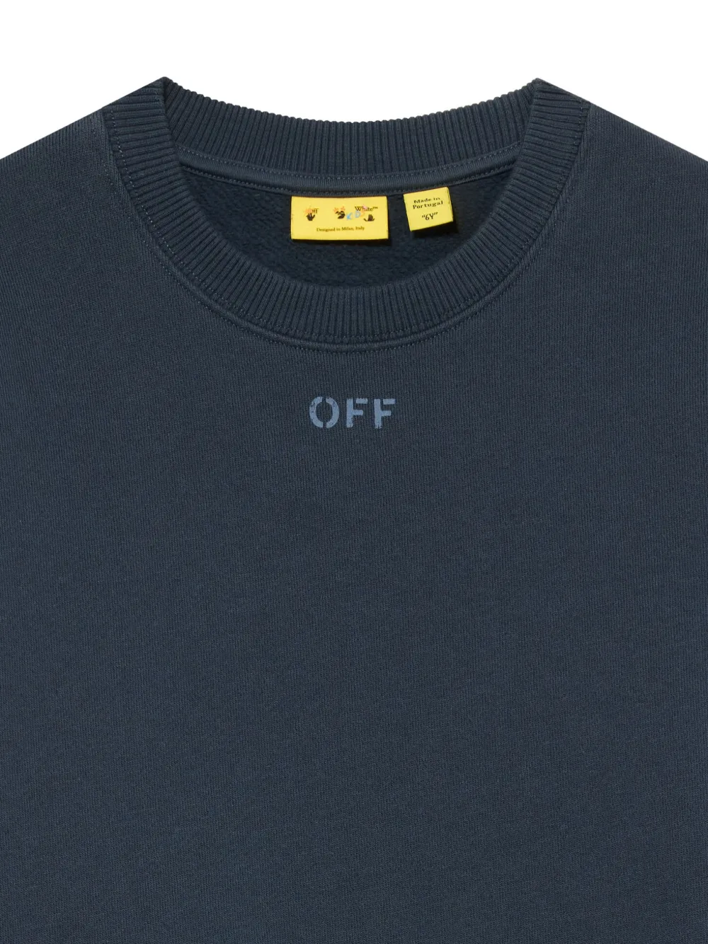 Off-White Kids Diag Marker sweater Blauw