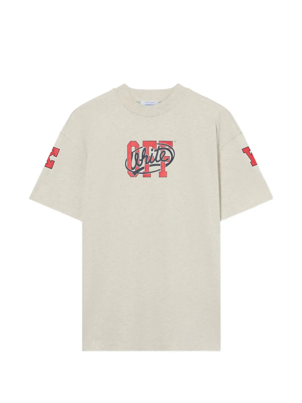 Off-White T-shirt College con logo - Toni neutri