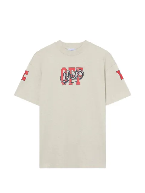 Off-White Off College logo-print T-shirt