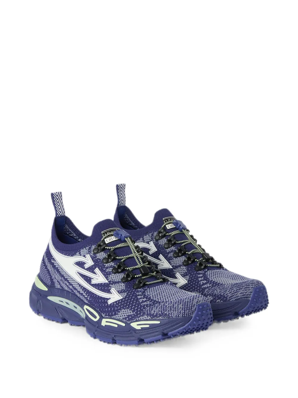 Off-White Be Right Back gebreide sneakers Blauw
