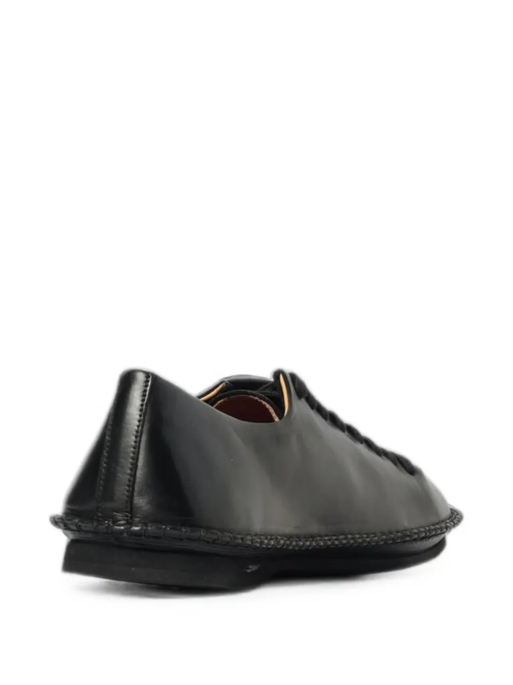 Premiata lace-up leather sneakers Zwart