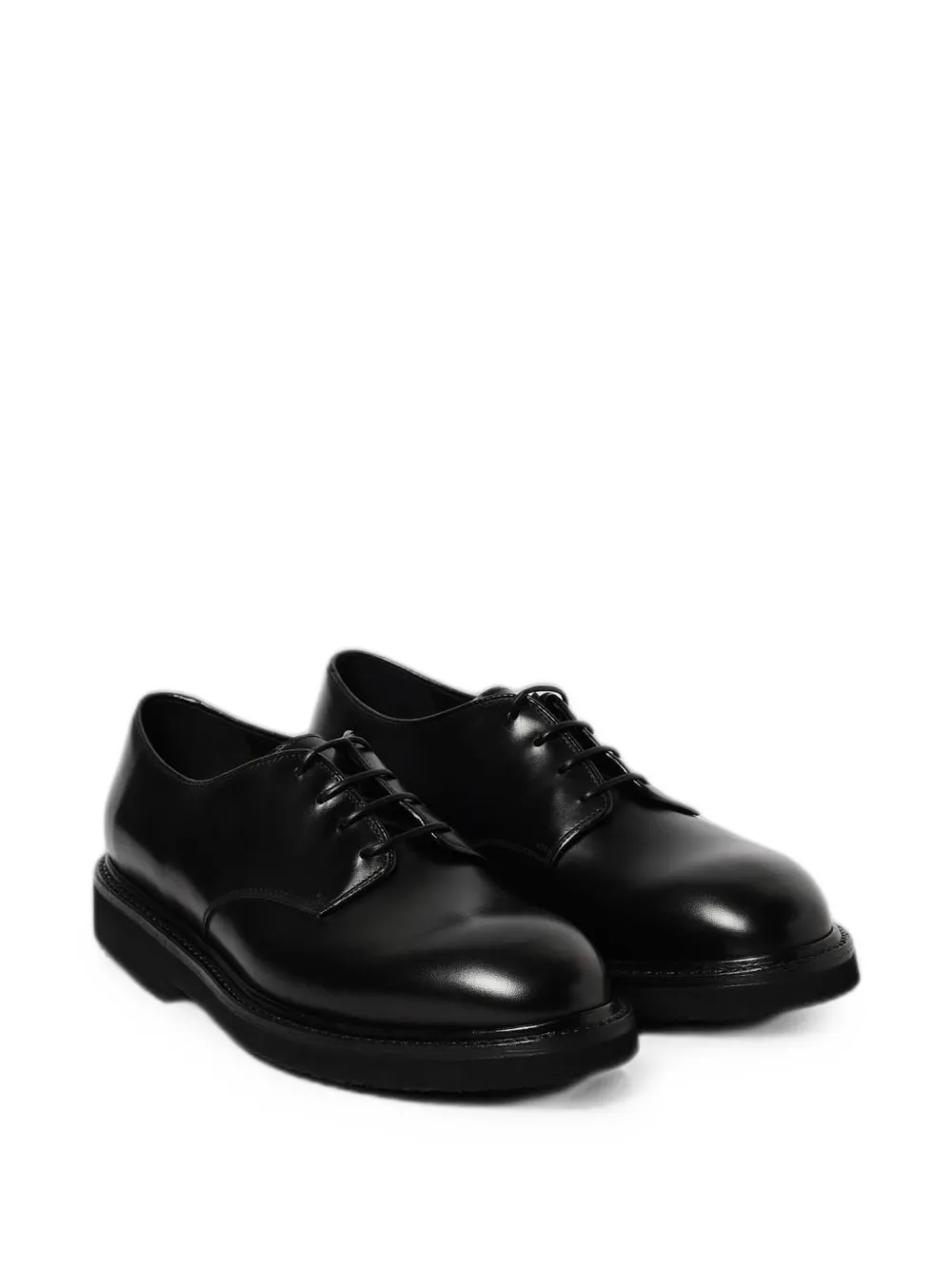 Premiata Leren derby schoenen Zwart