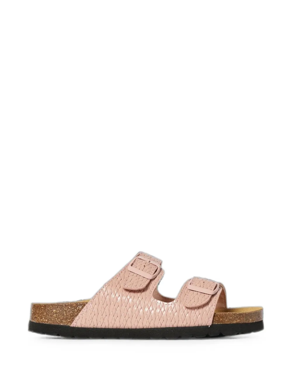 Woolrich woven-leather flat sandals - Rosa
