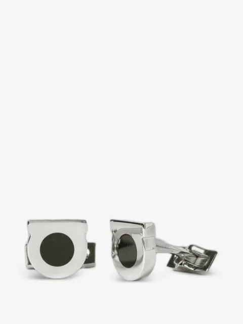 Ferragamo Gancini manchetknopen met email