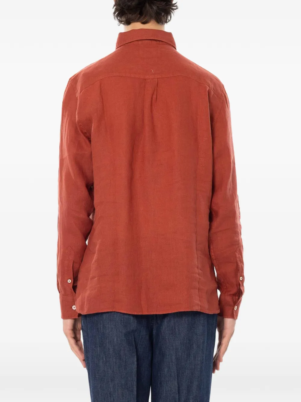 MC2 Saint Barth Rapahel poloshirt met lange mouwen Rood