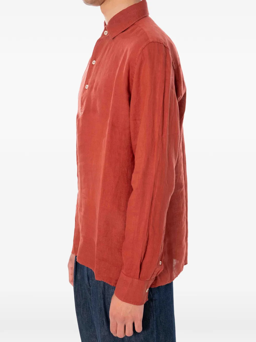 MC2 Saint Barth Rapahel poloshirt met lange mouwen Rood