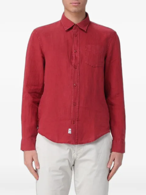 Blauer linen chest-pocket shirt