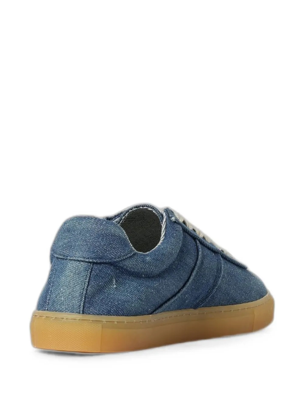 Copenhagen washed-denim sneakers Blauw