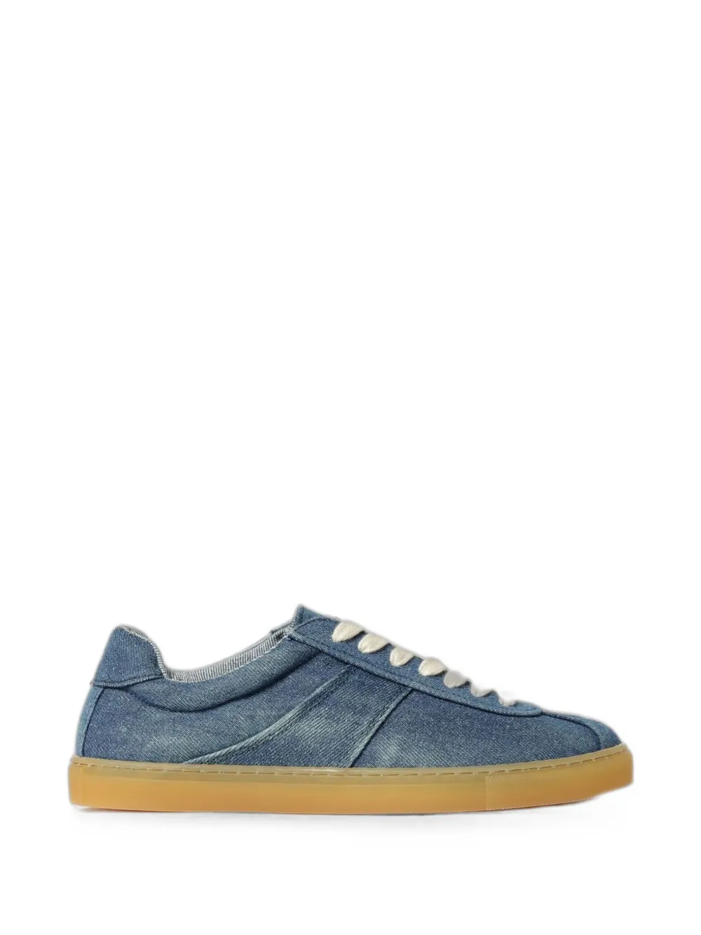 Copenhagen washed-denim sneakers Blauw
