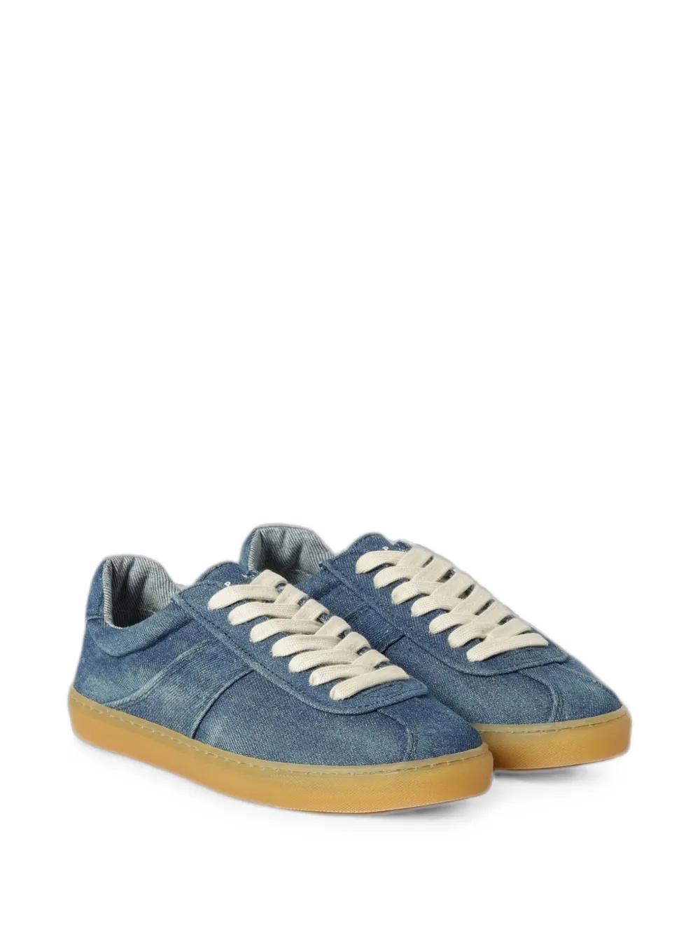Copenhagen washed-denim sneakers Blauw