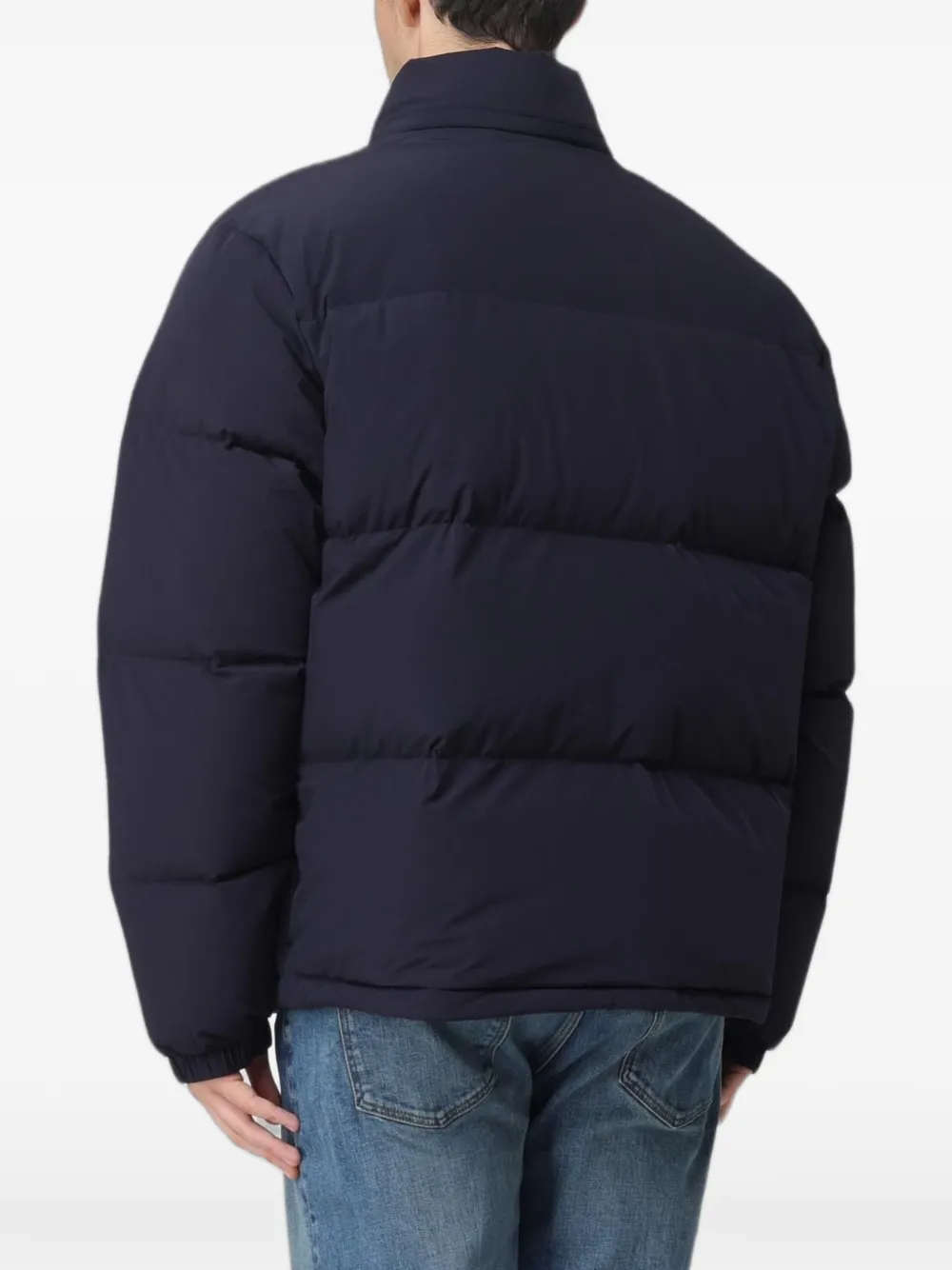 Lacoste Gewatteerd jack Blauw