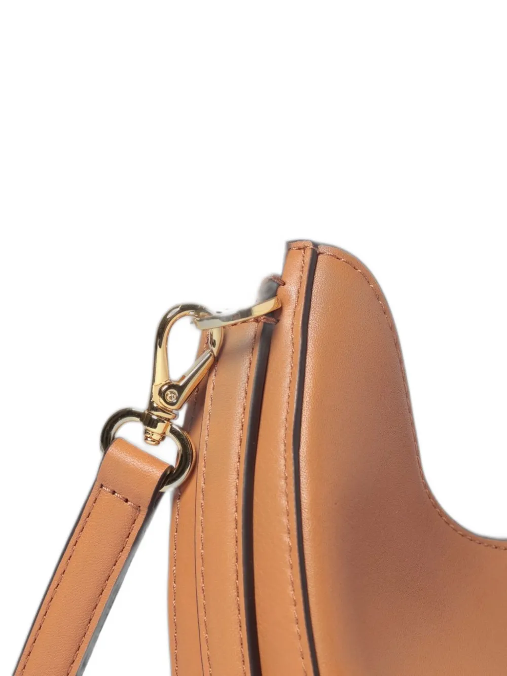 Lauren Ralph Lauren Tasha kleine handtas met gespdetail Bruin