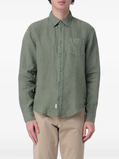 Blauer linen chest-pocket shirt