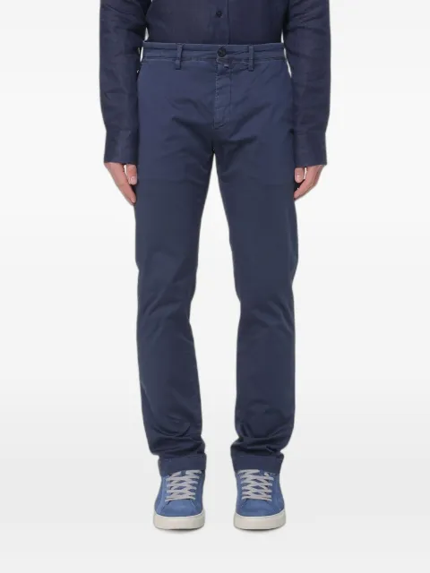 Siviglia logo-patch chino trousers