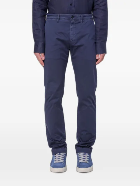 Siviglia logo-patch chino trousers