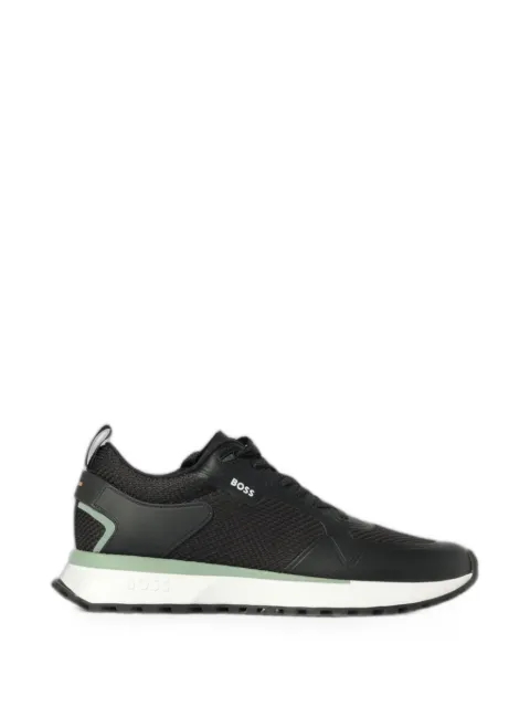BOSS mesh panelled sneakers