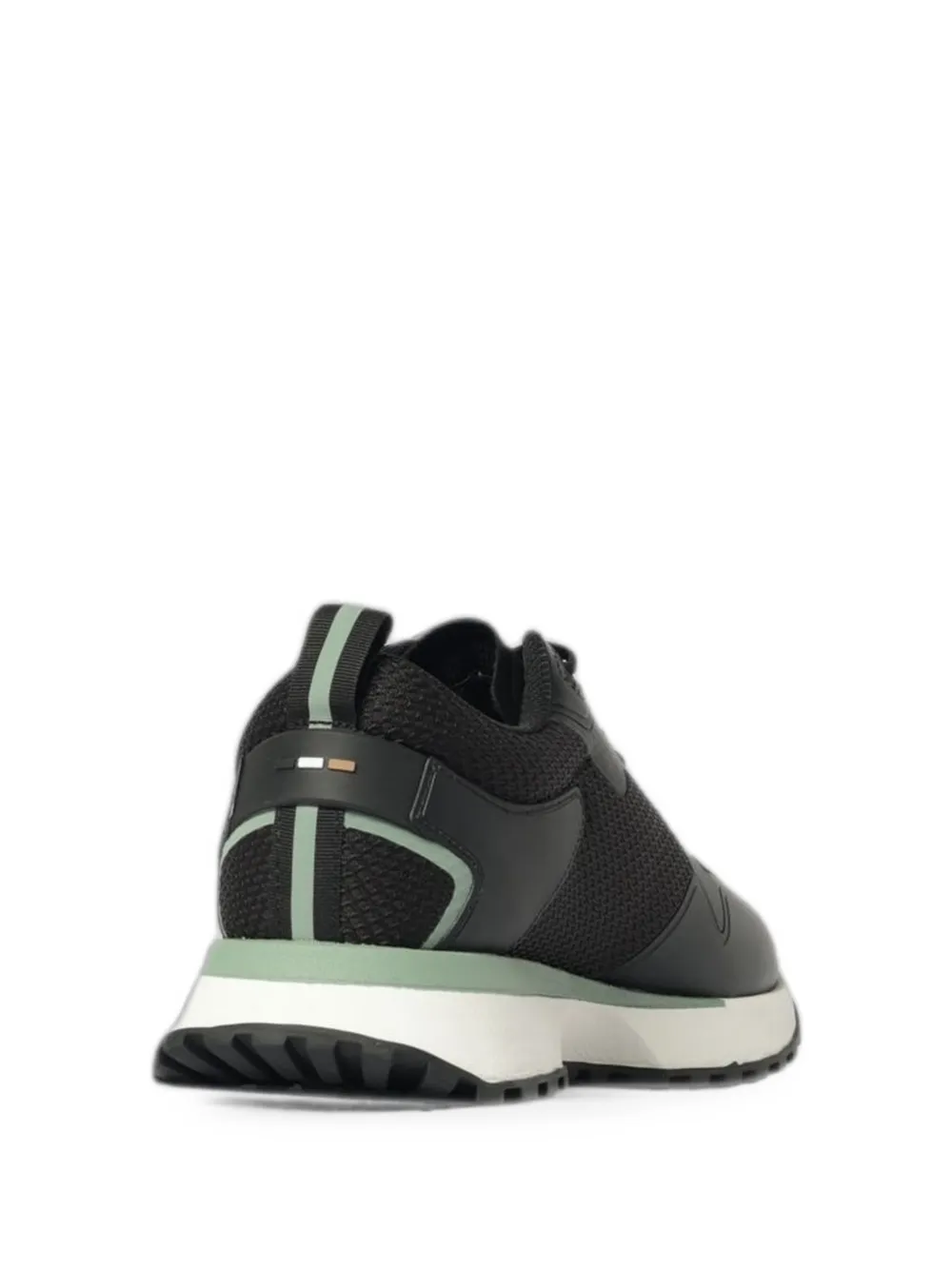 BOSS mesh panelled sneakers Zwart