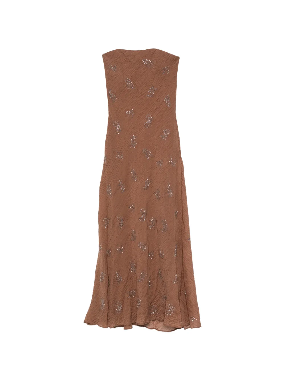 Staud Cassie Maxi Dress In Brown