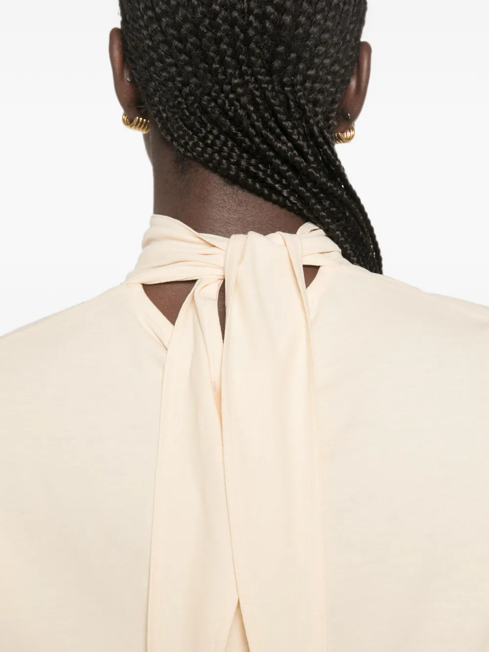 LEMAIRE T-shirt met hoge hals Beige
