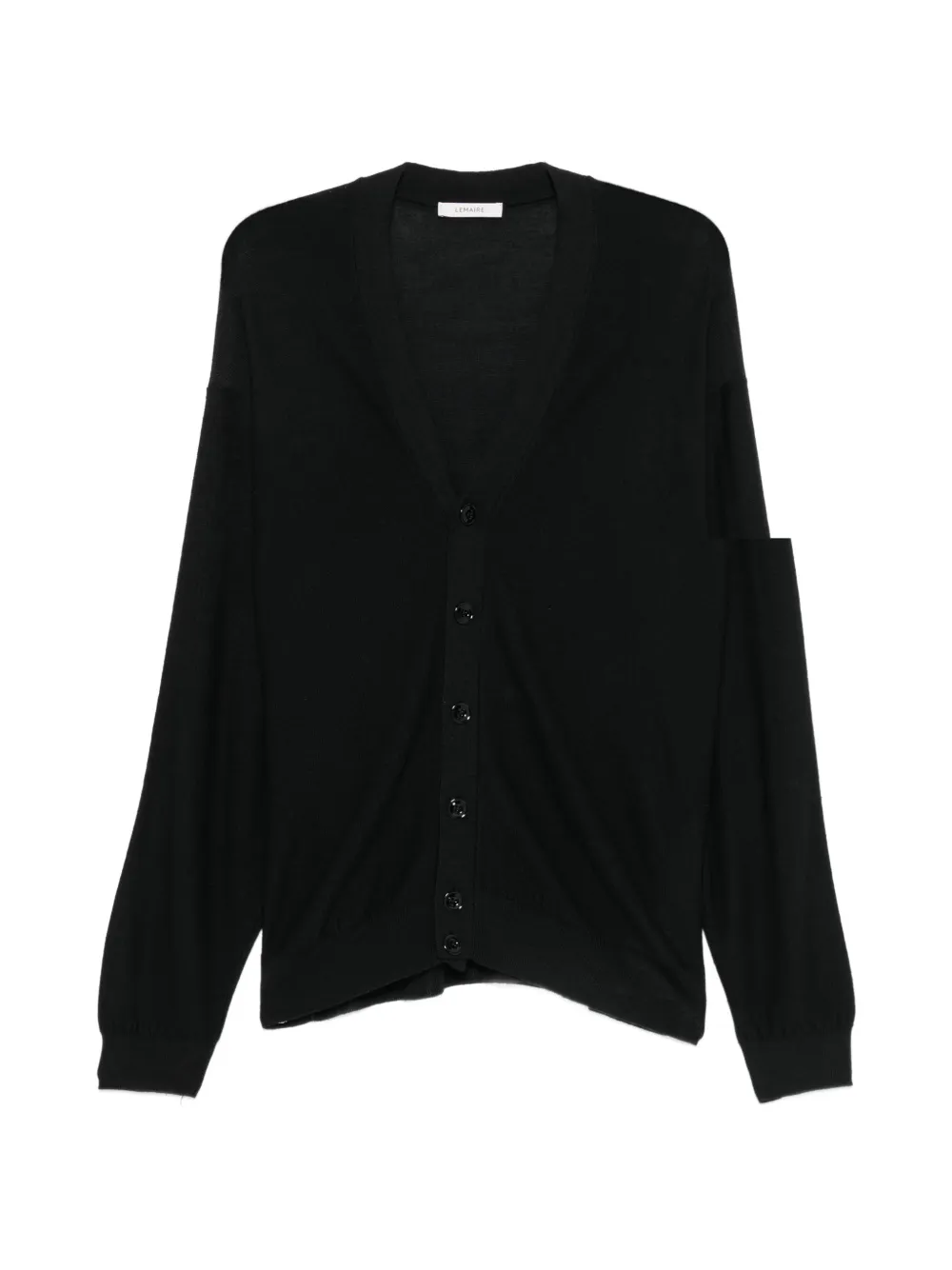 LEMAIRE V-neck cardigan - Nero