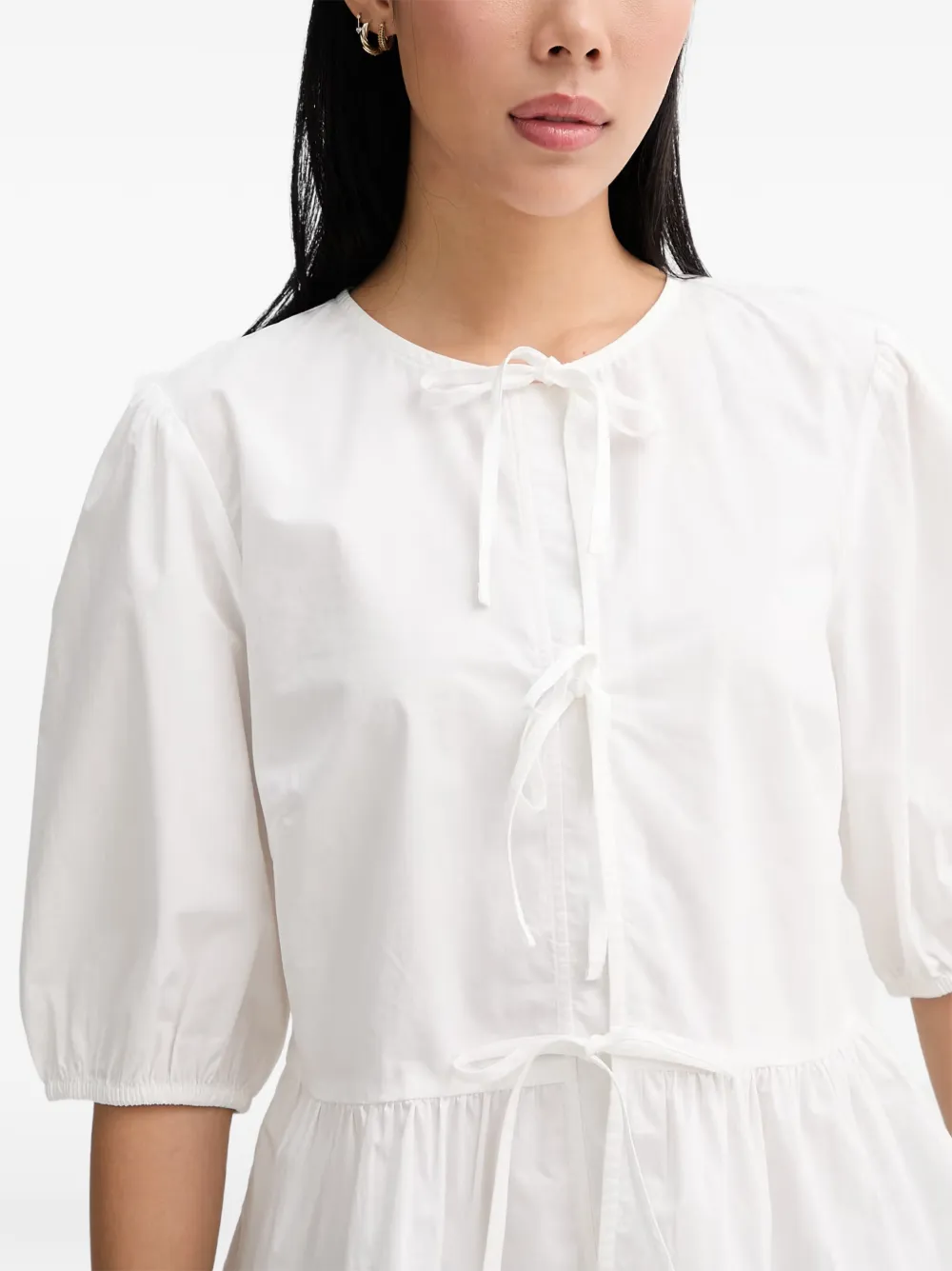 Marc O'Polo Peplum blouse Wit