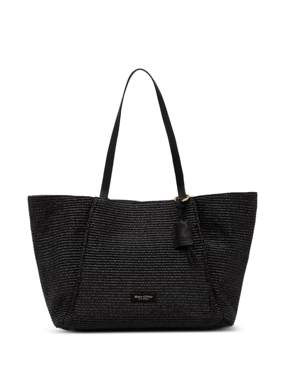 Marc O'Polo large woven tote bag - Black