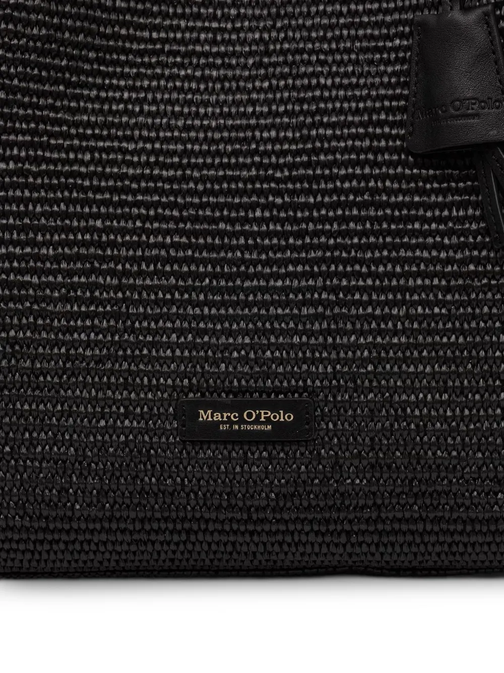 Marc O'Polo Geweven shopper Zwart