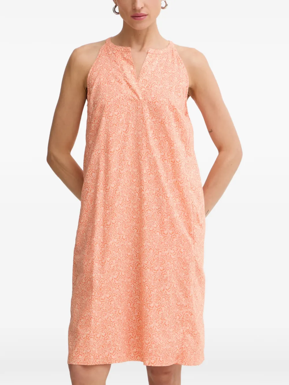 Marc O'Polo butterfly-print sleeveless shift mini dress