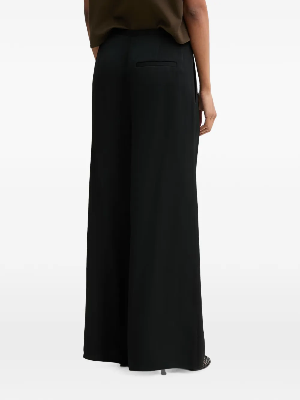 Marc O'Polo Broek met trekkoordtaille Zwart