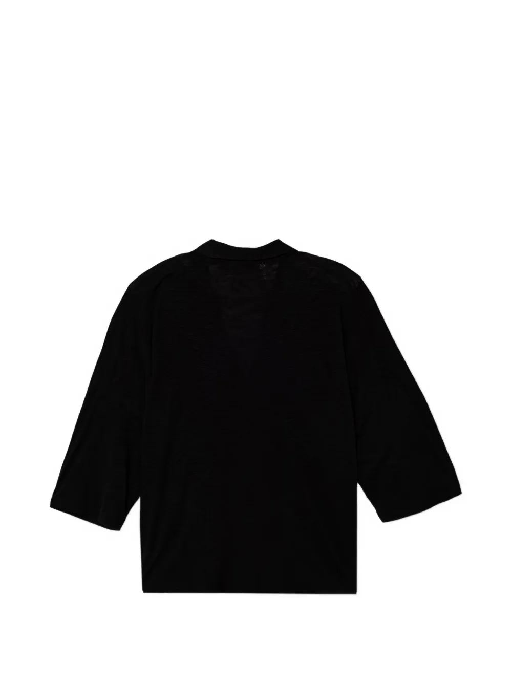 Marc O'Polo Vest met slub-textuur en knopen Zwart