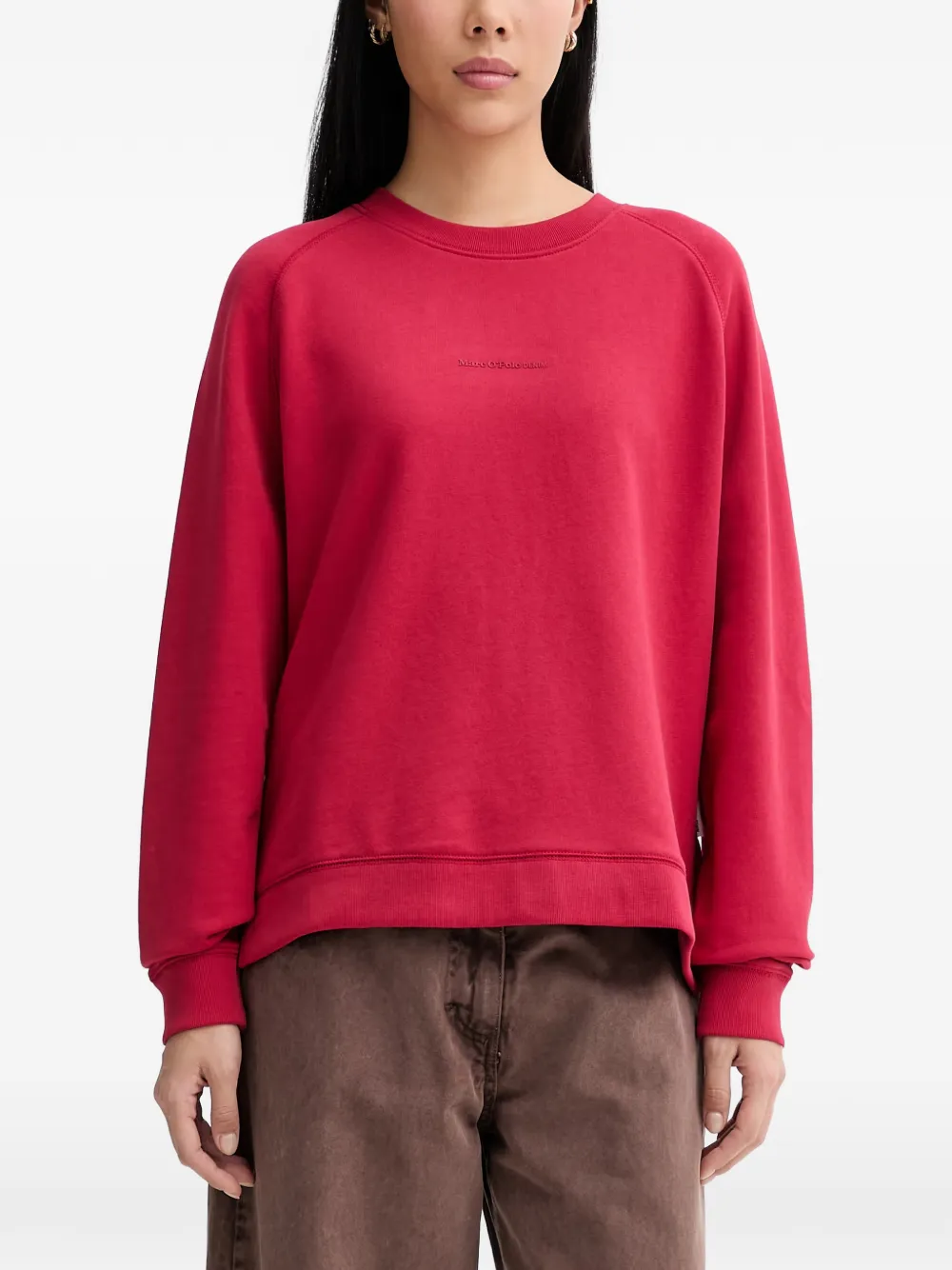 Marc O'Polo logo-detail raglan-sleeve sweatshirt · S