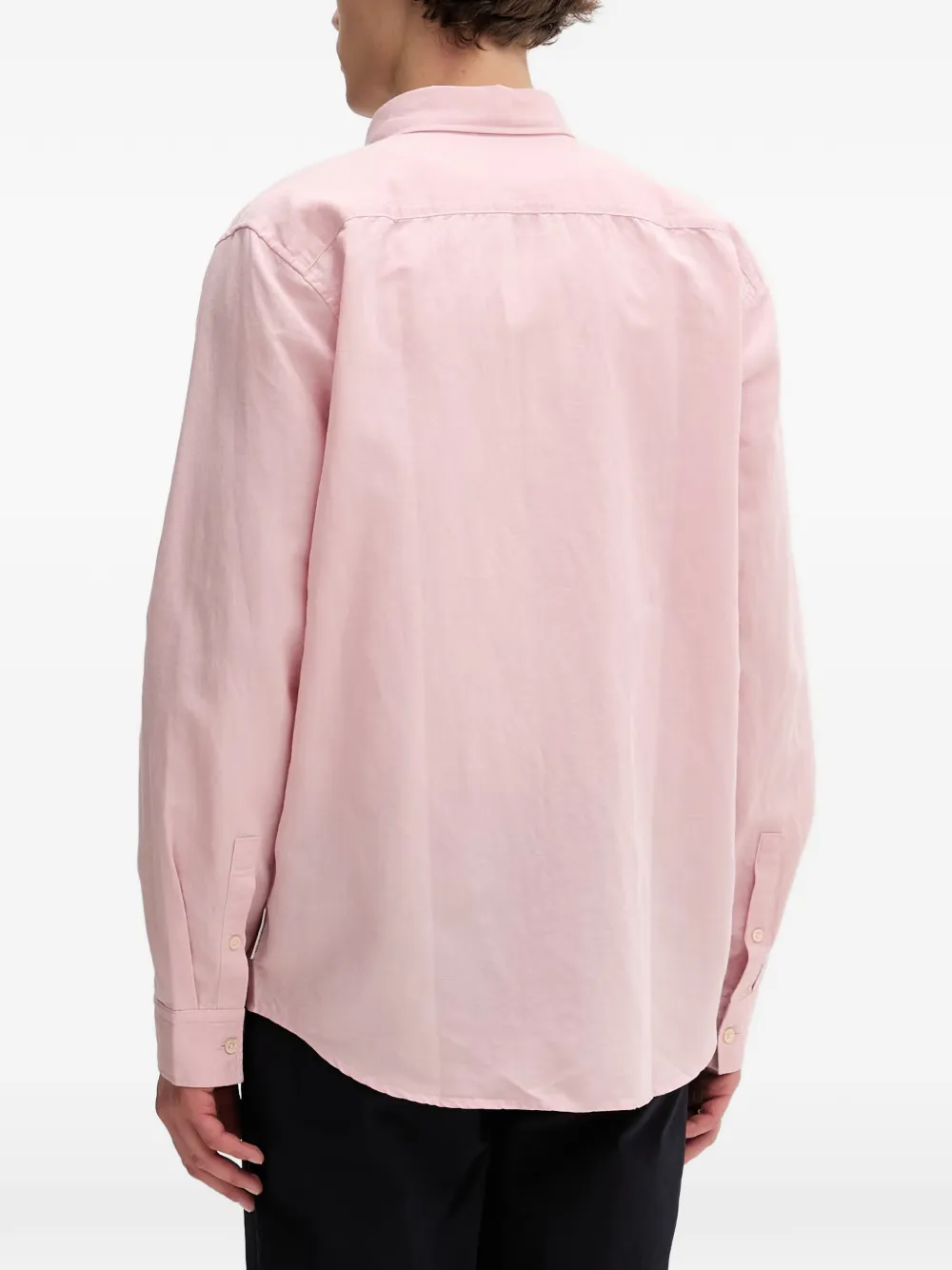 Marc O'Polo Button-down overhemd met borstzak Roze