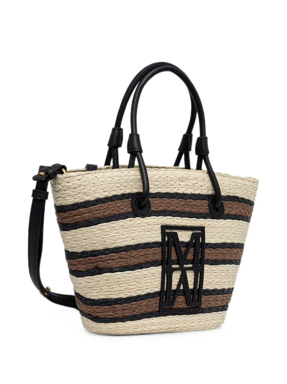 Marc O'Polo Geweven shopper Beige